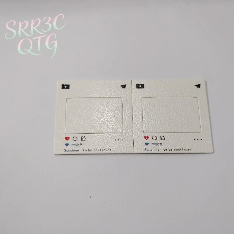 Hot Sale 10PCS Copy Key Ring Clips 135 Reversible Holographic Paper Clips Gift Presentation Positive And Negative Clips