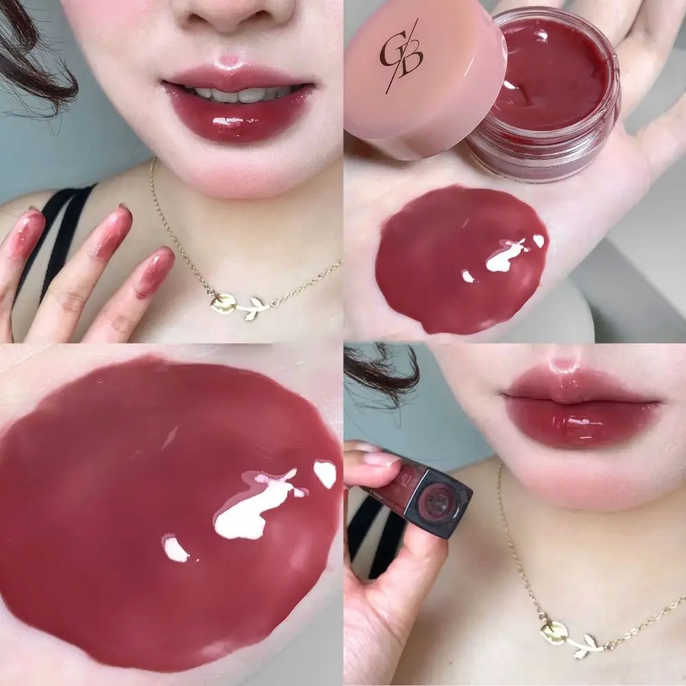 Dudu Lip Moisturizing Jam Jelly Lipsticks Long Lasting No Fading Water Light Lip Gloss Waterproof Watery Moist Lip Glaze Make Up