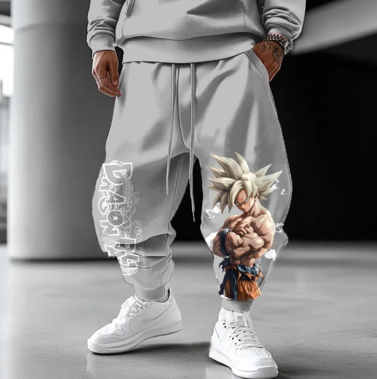

Dragon Ball осенние и зимние мужские повседневные брюки брюки аниме принт Wukong Super Saiyan персонаж аниме фанат ежедневно