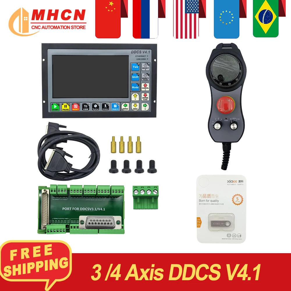 Revisão e Recomendação do Controlador CNC DDC V4.1: A Solução Ideal para Máquinas de Gravação e Fresamento