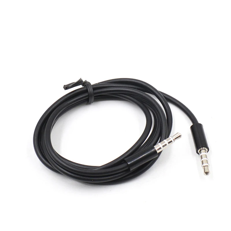 

4 Pole 3.5 to 3.5mm Extension Audio Cable Aux Adapter Jack Cable For Headphones Speaker SmartPhone Car Connector Cord wire