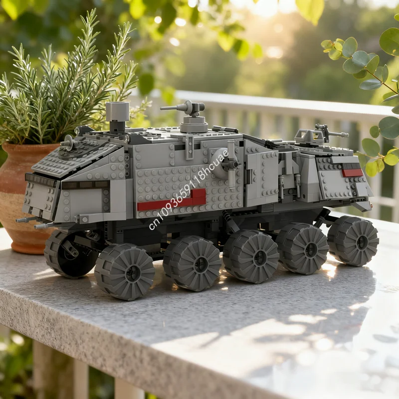 

949pcs MOC Budget But Big Turbo Tank HAVw Star Battle Model Building Blocks Architecture Christmas Gifts Idea Toy Kids Brick