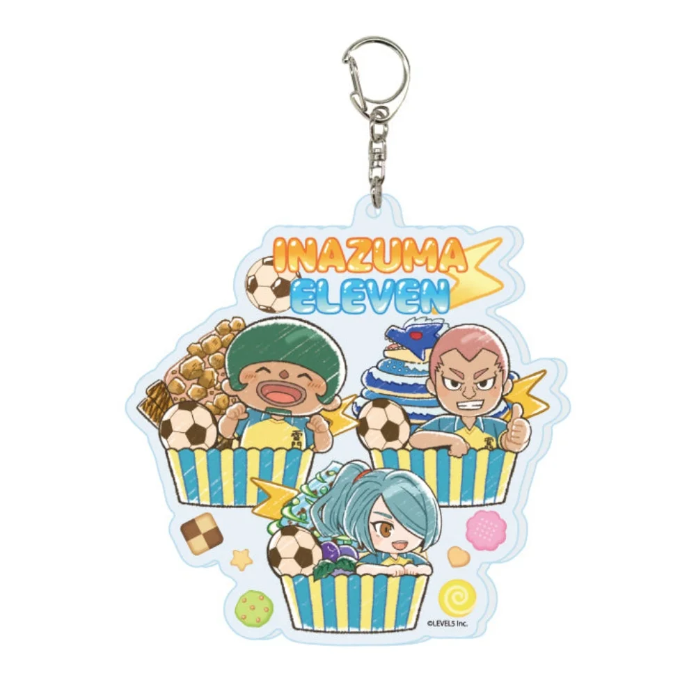 Anime Inazuma Eleven 10cm Large Acrylic Keychain, Endou Mamoru, Mother's Day Pendant for Backpack, Car Key and Bag Decor