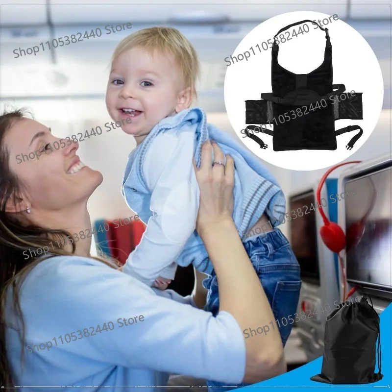 Baby plane seat foldable child travel artifact baby travel portable aircraft seat cushion hammock