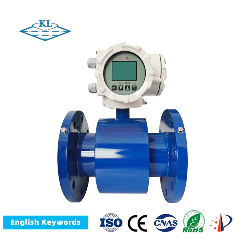 420ma Electromagnetic Magnetic Turbine Water Slurry Drill Water Industrial Flow Meter