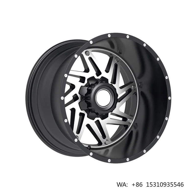 17-20 inch seven spoke matte black alloy rim luxury sports sedan aftermarket tuning replacement wheel