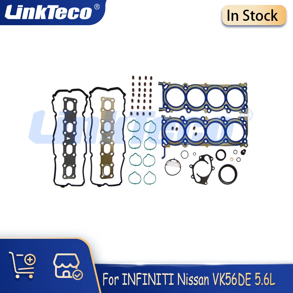 Engine Parts Head Gasket Set Fit 5.6 L VK56VD For Infiniti QX56 QX80 Nissan NV2500 NV3500 Armada TITAN Pathfinder 5.6L 05-17