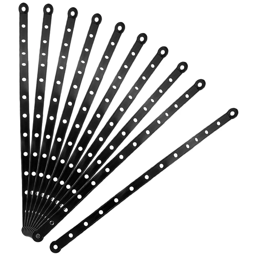 10 Pcs Hanger Connection Strip Pants Hangers Clothing Connector Strips Clothes Trouser Press Plastic Hanging Display Travel