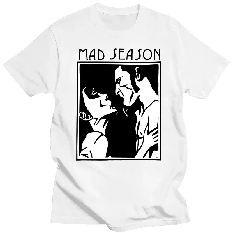 

Футболка Mad Season, футболка выше музыки, рок, гранж-легенды, подарок для мужчин и женщин, винтажная, популярная