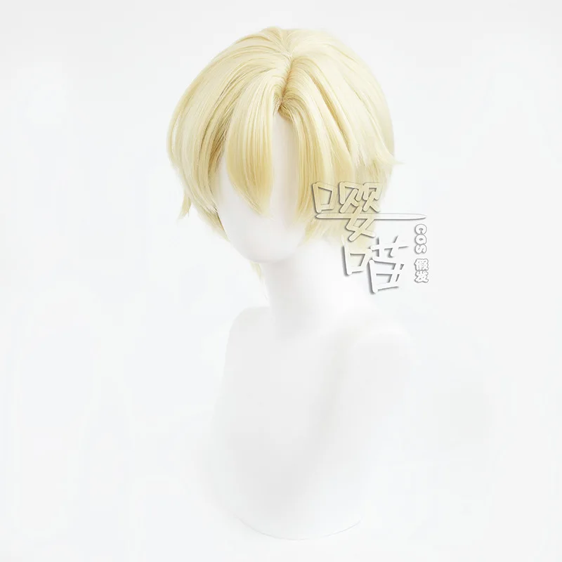 

Tamaki Suoh Cosplay Wig Anime Ouran High School Host Club 30CM Gold Heat-resistant Synthetic Hair Cosplay Tamaki Suoh Wigs Party