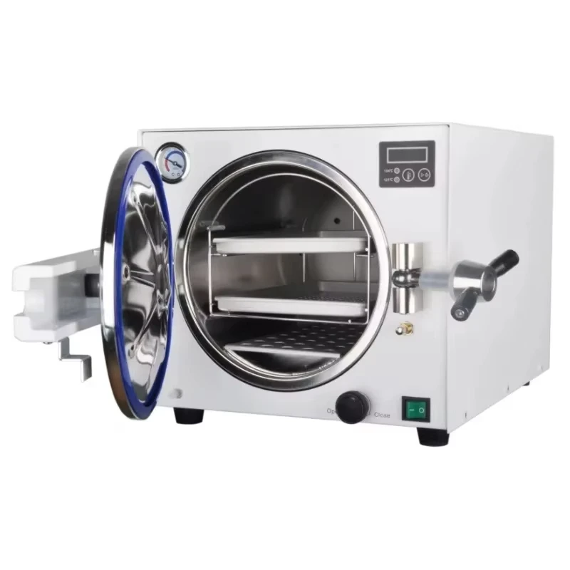 Nuovo 18L Verticale Dent Autoclave Sterilizzazione Laboratorio Sterilizzatore A Vapore Strumento A Vapore Medico Strumento Per Manicure Sterilizzatore A Calore Secco