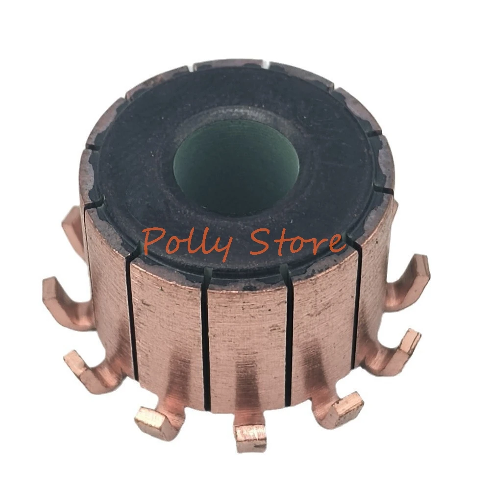 9*23*18(17.5) มม.12P ทองแดงฟันประเภทตะขอไฟฟ้ามอเตอร์ Commutator CHY-1522-12-9