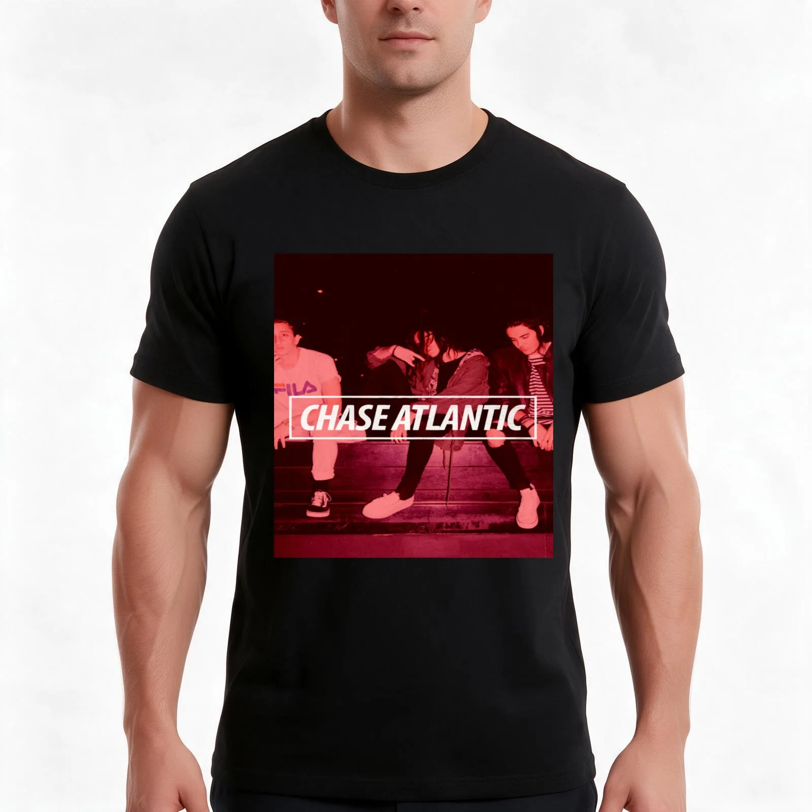 Chase Atlantic Merch T-Shirt Summer Casual Cotton Tee Oversized Streetwear Tops Vintage Graphic Print Loose Fit Short Sleeve