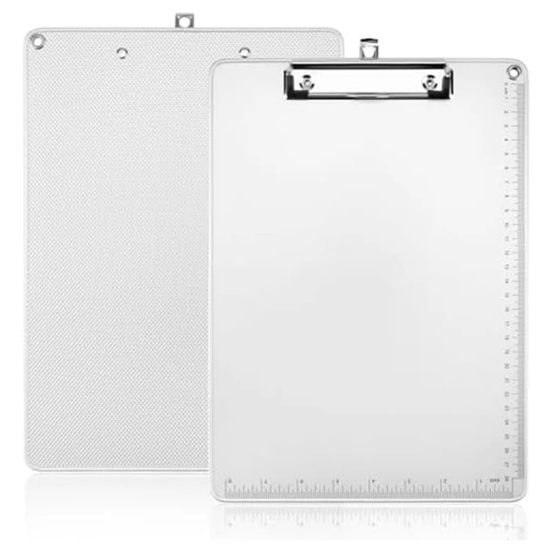 

Metal Clipboard Aluminum Look Clipboards With Low Profile Clip,For Letter Size A4 File Paper Sheet Office School Supplie