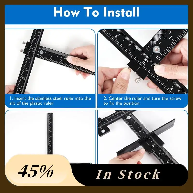 

2025 Trendaluminum Cabinet Hardware Jig,Punch Locator Drill Guide,Wood Drilling Dowelling Guide For Installation Of Handles Knob