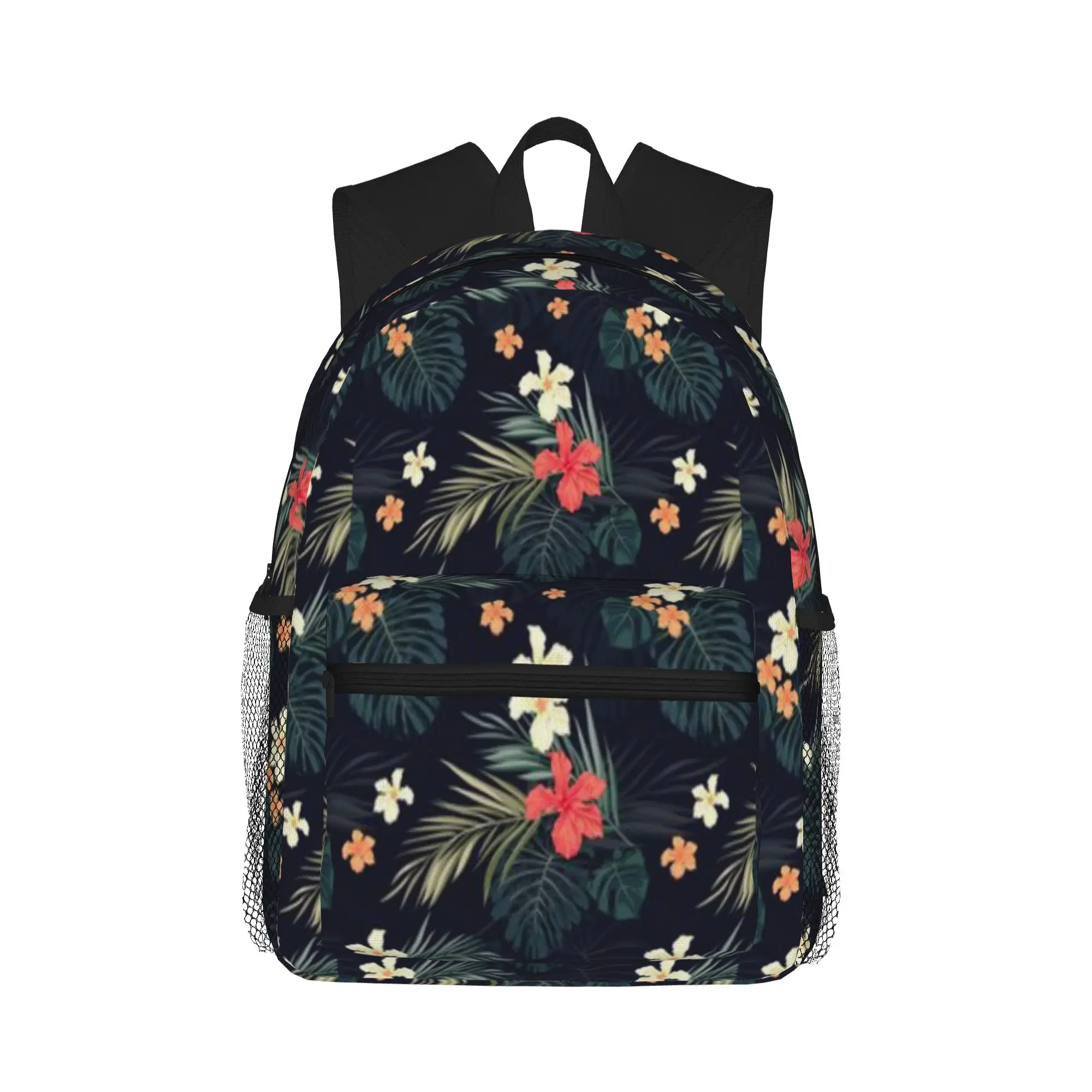 

Dark tropical flowers Casual Backpack for Students and Adults Backpacks for women