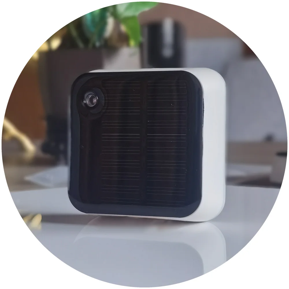Haozee Tuya Zigbee Sensore di luce solare IP65 Impermeabile Wireless Smart con supporto per energia solare Assistente domestico Zigbee2mqtt