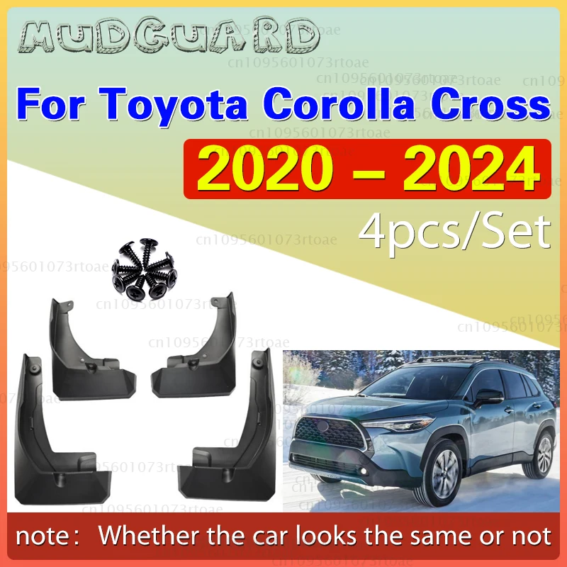

Mud flaps Mudflaps Fender Mudguard Front Rear Parts For Toyota Corolla Cross 2020-2024 Car Accessories