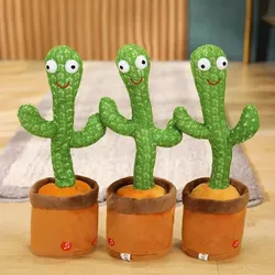 1pc USB Charging Cactus That Can Dance, Twist Cactus That Can Speak, Sing, Dance, Sway Toy