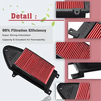 適用於光陽(Kymco)People 125 S 150 99-15 200i S 05-15 Agility City 125 08-18 150 R16 08-15 200 ie 2010-2016 的摩托車空氣濾清器 10 最佳銷售 光陽人民S 125 - №8