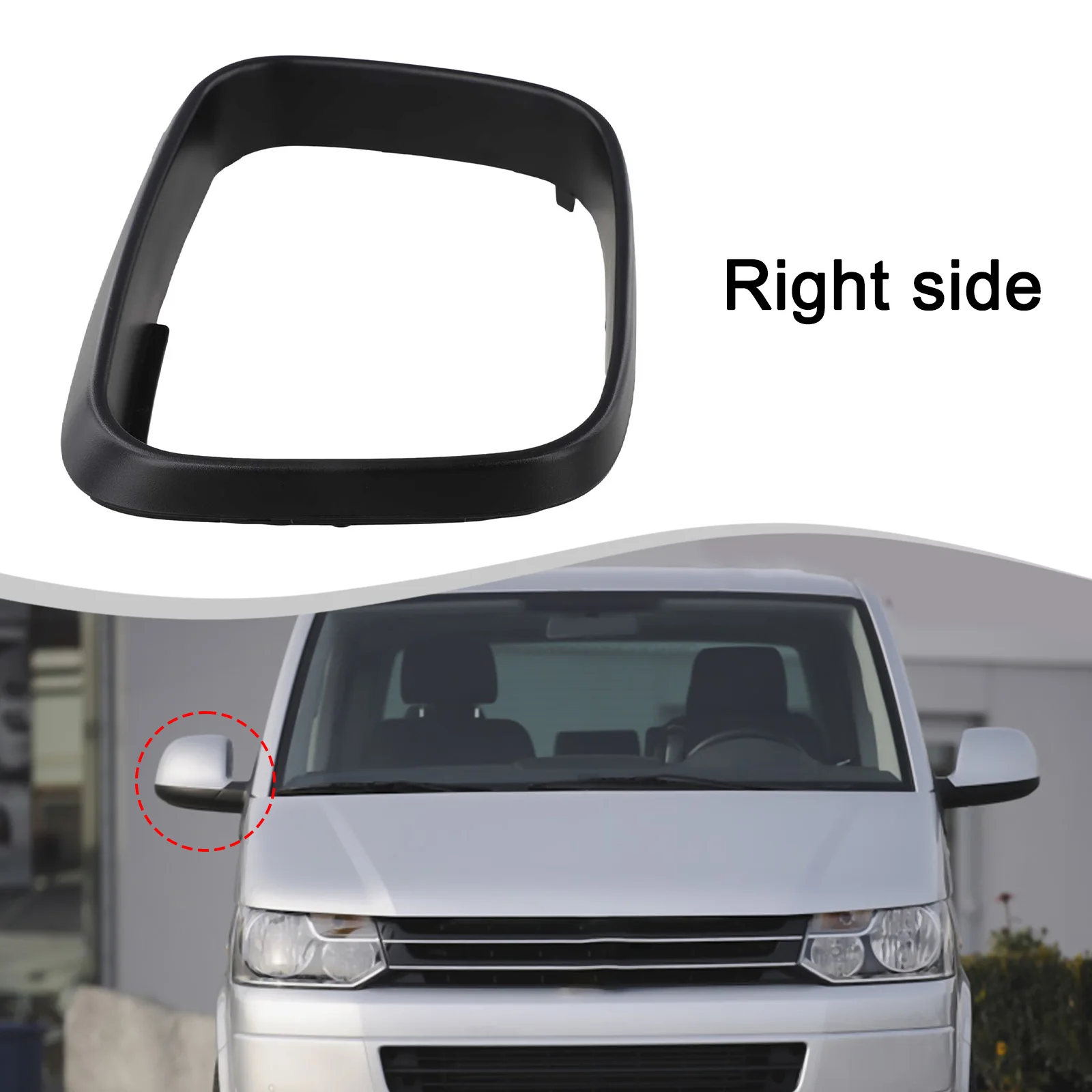 

Для Transporter T5 крышка рамки зеркала правое зеркало заднего вида автозапчасти замена запасная часть прямая замена