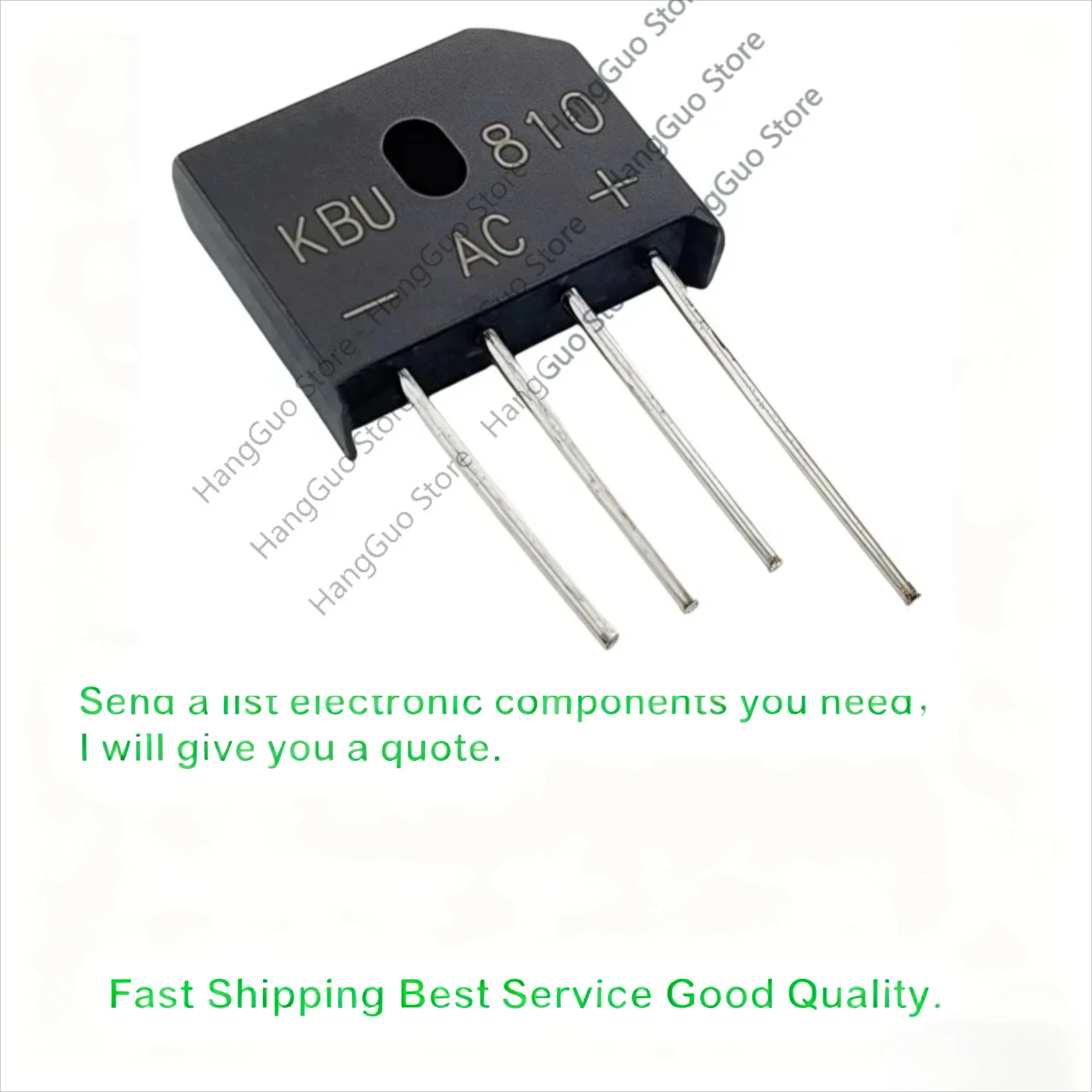 5PCS/Lot  Origi nal  brand new KBU606 KBU608 KBU610 KBU806 KBU808 KBU810 KBU1010 KBU1510 KBU2510 KBU3510 DIP-4 BRIDGE RECTIFIERS