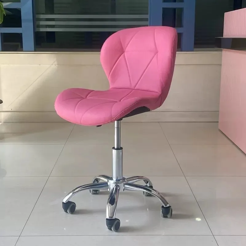 Professional Manicure Chair Hairdressing Salon Complete Furniture Nail Beauty Swivel Equipment Toilet Dressing Table Iron Chairs