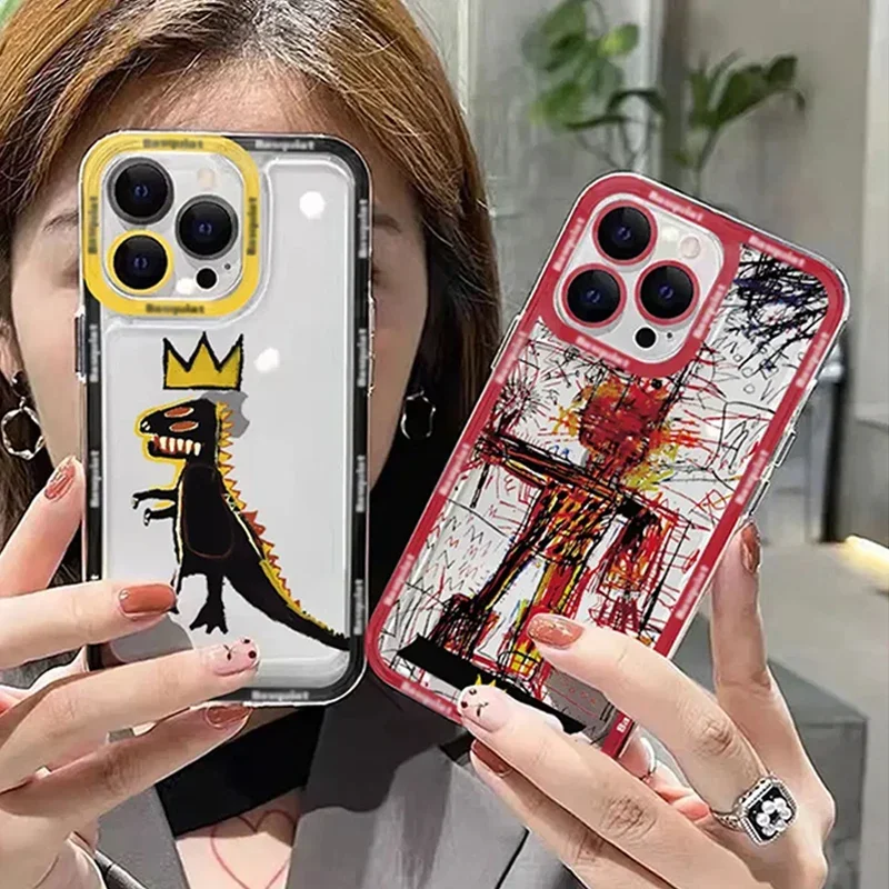 B-Basquiats Case For Xiaomi 13T 12T 11T 10T 14 13 12 11 Lite 5G NE POCO F6 X6 Pro X3 NFC X5 X4 GT F3 F4 F5 M6 M5S C65 Back Cover