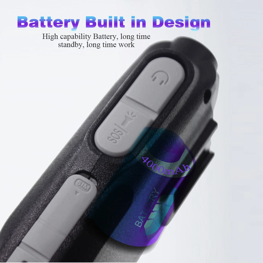 Hamgeek HG-S6 4G Netwerk Radio Walkie Talkie Handheld Transceiver Lte/Wcdma/Gsm Poc Radio Voor Real-ptt