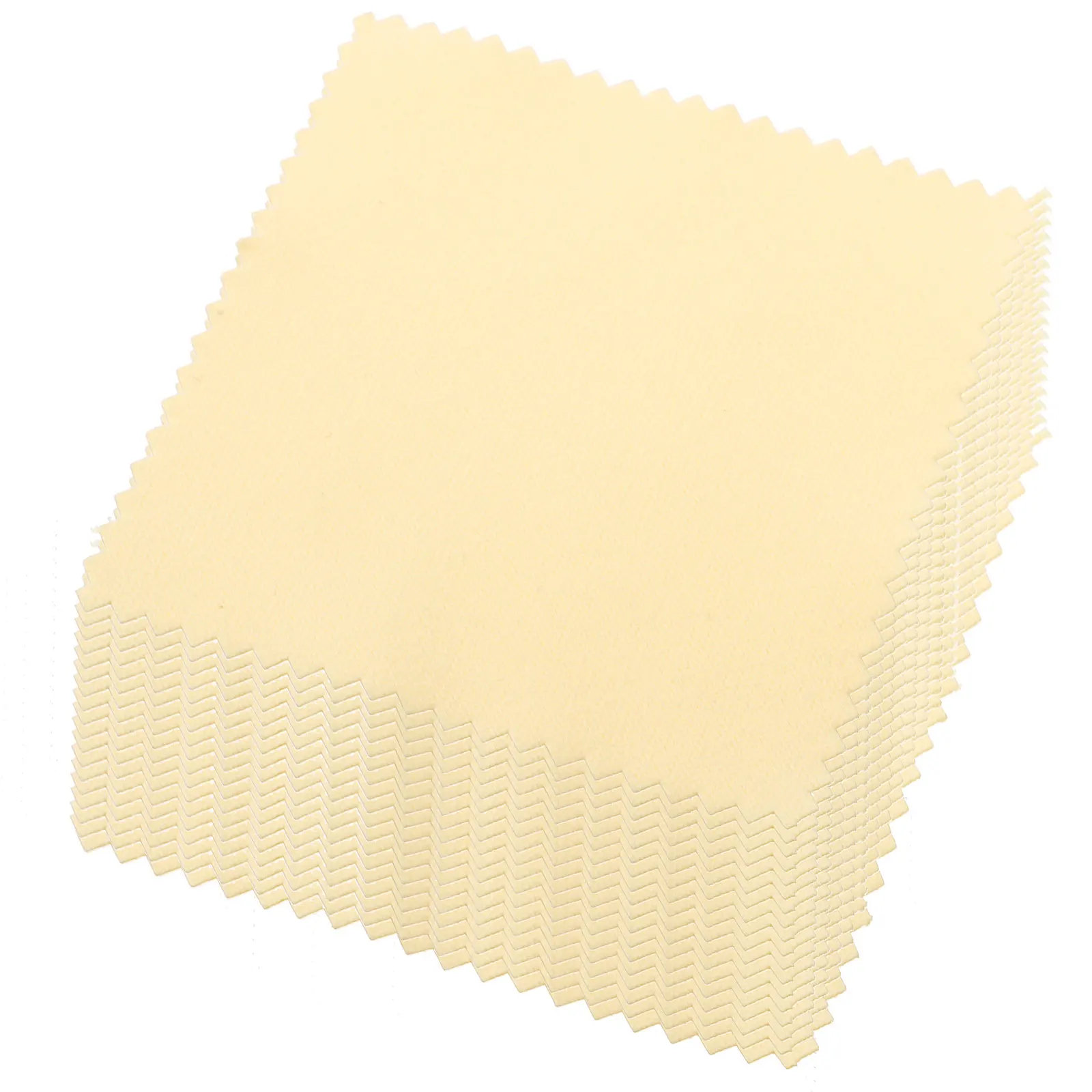 

30 Pcs Yellow Silver Cleaning Cloth for Jewelry Polishing Cloths Lens Glasses Cleaner Durable Compact Portable