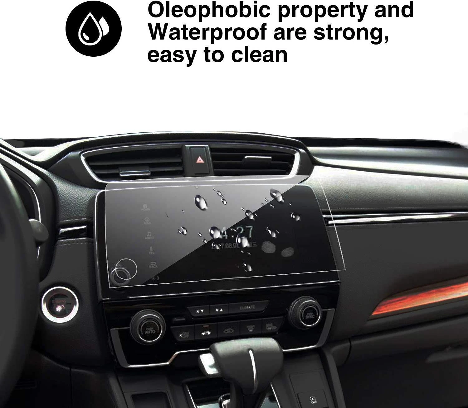 For Honda CR-V CRV 2021 Tempered Glass Car Navigation Screen Protector Touch Display Screen Film