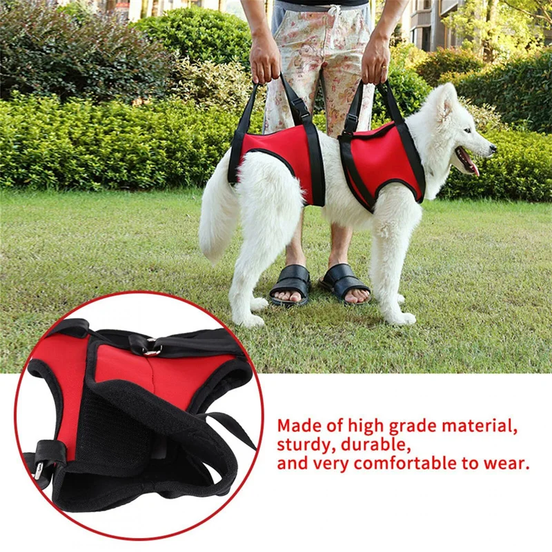 Full Body Dog Pet Lift Support Harness Puppy Injury Front Back Hip Assist With Handle for Elderly Disable Joints Surgery Old Dog