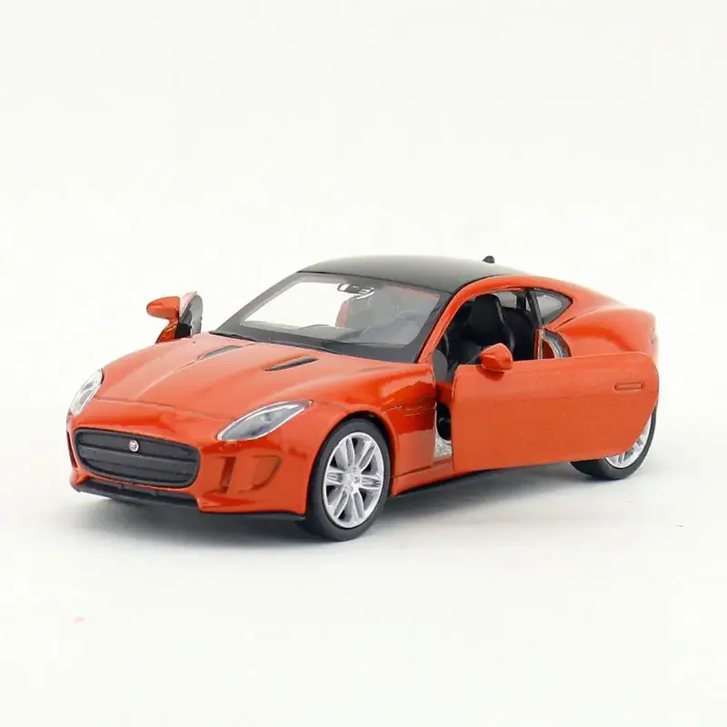 WELLY 1:36 JAGUAR F-Type Coupe original with drive pull back flip model car car car car model car model toy car Collect gift B39