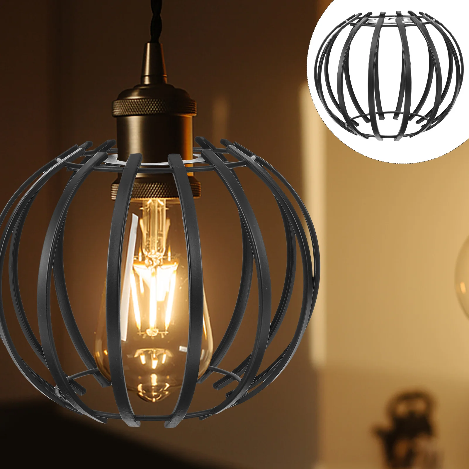 

Iron Pendant Light Shade Minimalist Design Suitable Any Decor Contemporary Home Tea Shop Wear Resistant Lighting