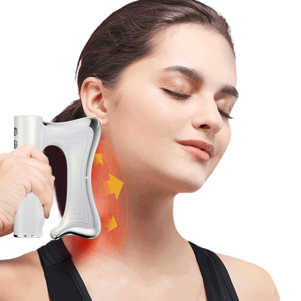 

Electric Heating Fascia Massager Microcurrent Vibration Body Lifting Guasha Massage Machine Beauty Muscle Pain Relief Relaxation