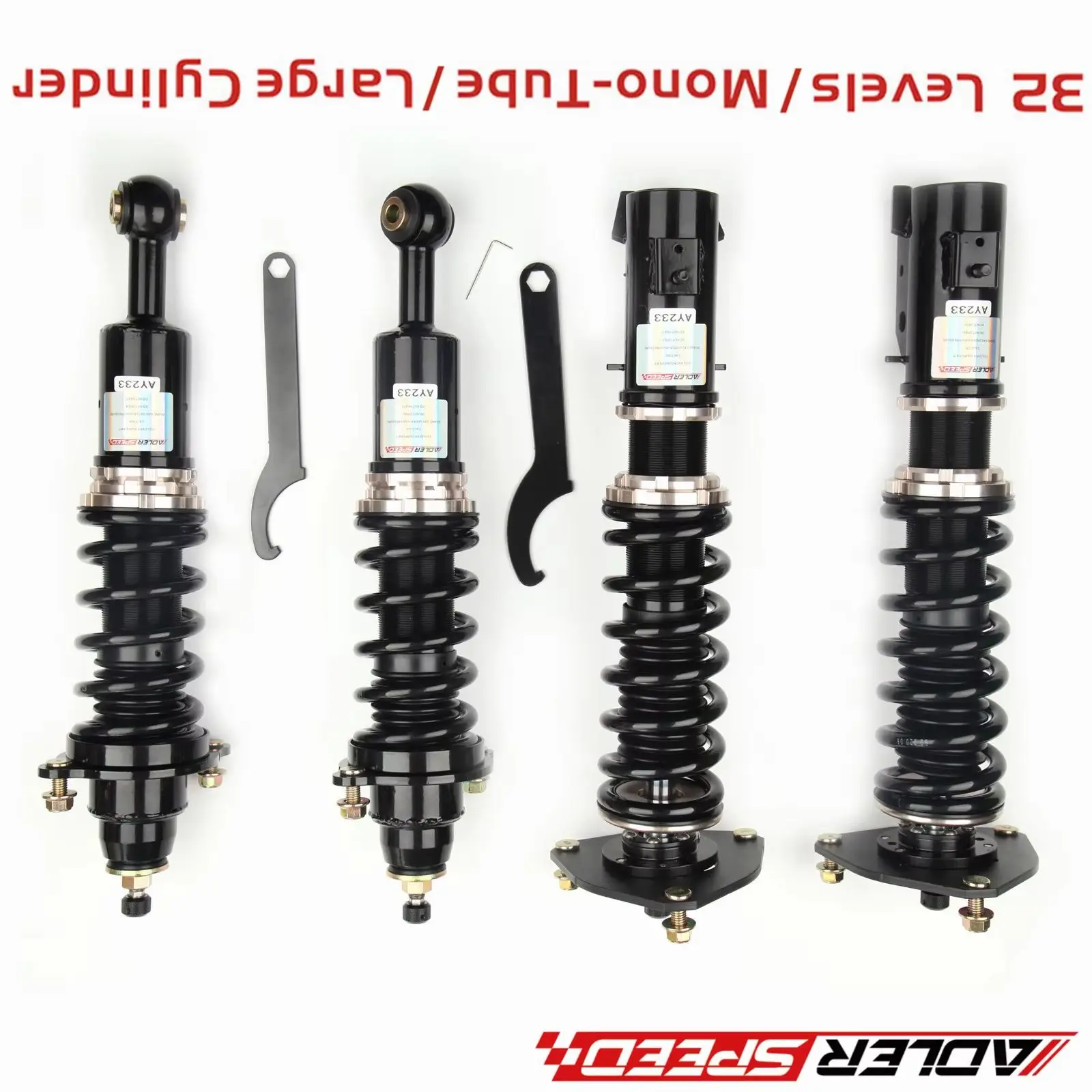 

S+ ADLERSPEED 32 Level Mono Tube Coilovers Lowering Suspension For Mitsubishi Lancer 02-06 FWD