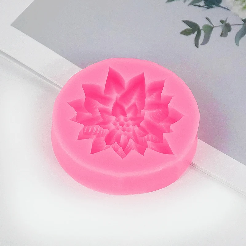 Christmas Flower Silicone Mold for Aromatherapy Candle