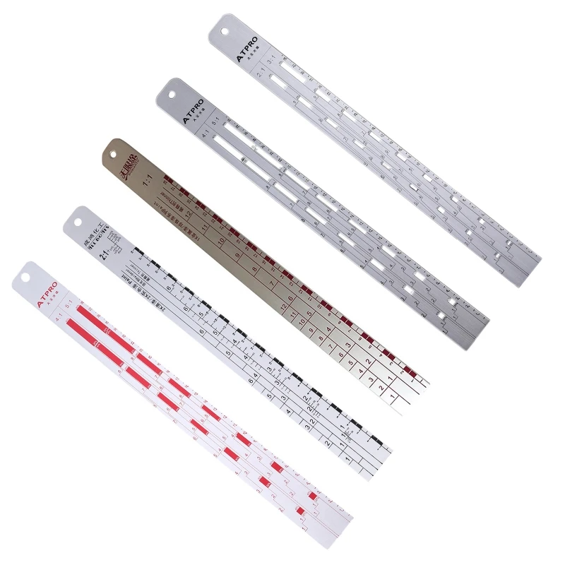 Varnish Curing Agent Thinner Scale Steel Corrosion-resistant Car Paint Ruler Dropshipping