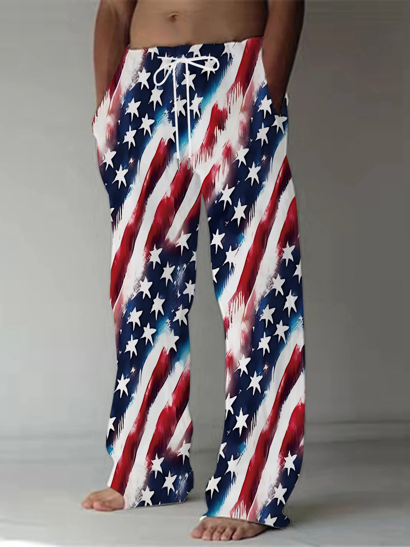 

2026 Men's Summer Hot Selling American Independence Day 250th Anniversary Commemorative Casual Outdoor Sports Fashion Pants