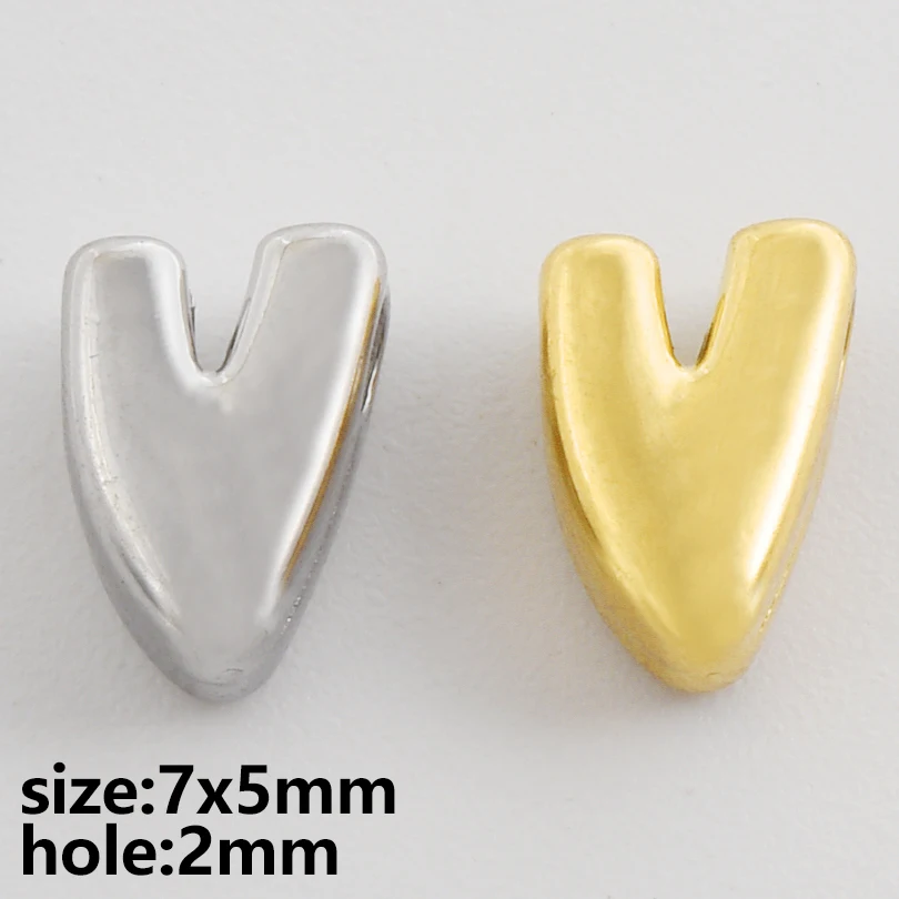 8-26 teile/los Exquisite Kompakte Edelstahl 26 Buchstaben A-Z Charm Anhänger Schmuck Machen Handwerk Diy Halskette Armband Zubehör – Detail 23