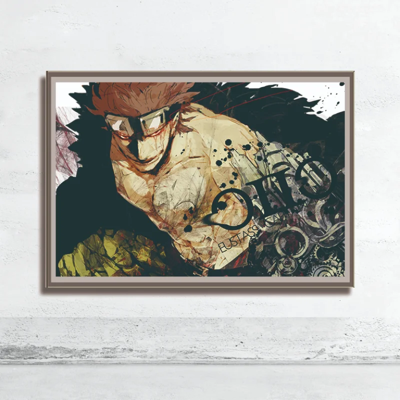 

One Piece Classic Anime Trafalgar Law Eustass Kid HD Canvas Decorative Painting Fabric Poster Decoration Pictures Room Wall