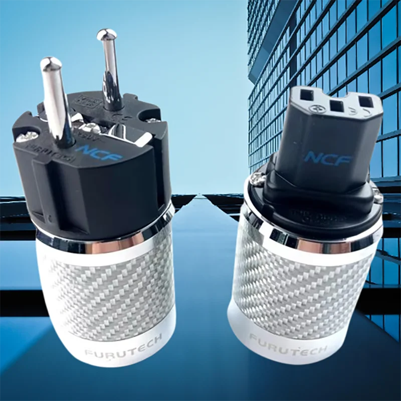 

Furutech FI-50 NCF Nano-Crystal² α-OCC Rhodium-Pld US/EU AC Terminal - 15A 125V/10A 250V Non-Magnetic Audiophile Endgame Plug​