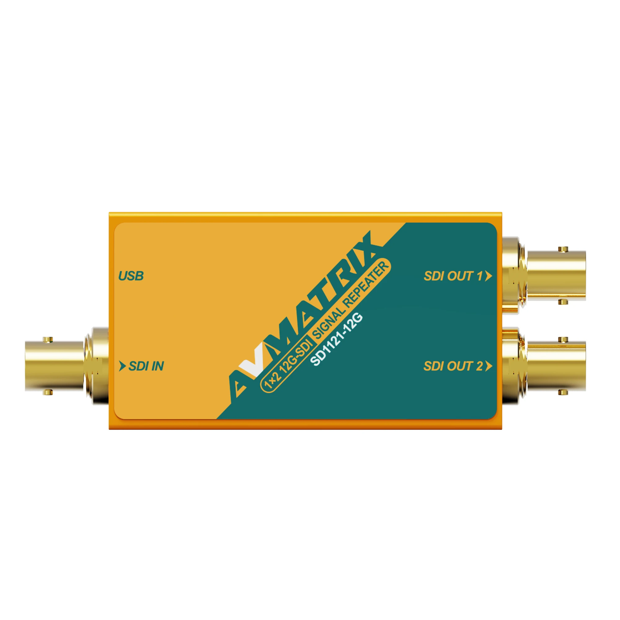 

AVMATRIX 12G-SDI Reclocking Distribution Amplifier with 2x12G-SDI Outputs SMPTE & DVB-ASI Compliant Metal Construction