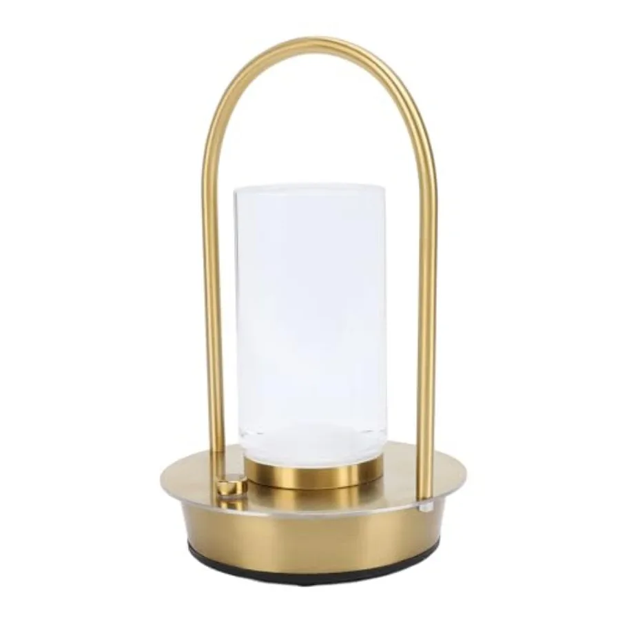 Cordless Table Lamp Modern Metal Touch Control 3 Color LED 2000mAh Rechargeable Bedside Lamp for Bedroom Living Room Study Deco