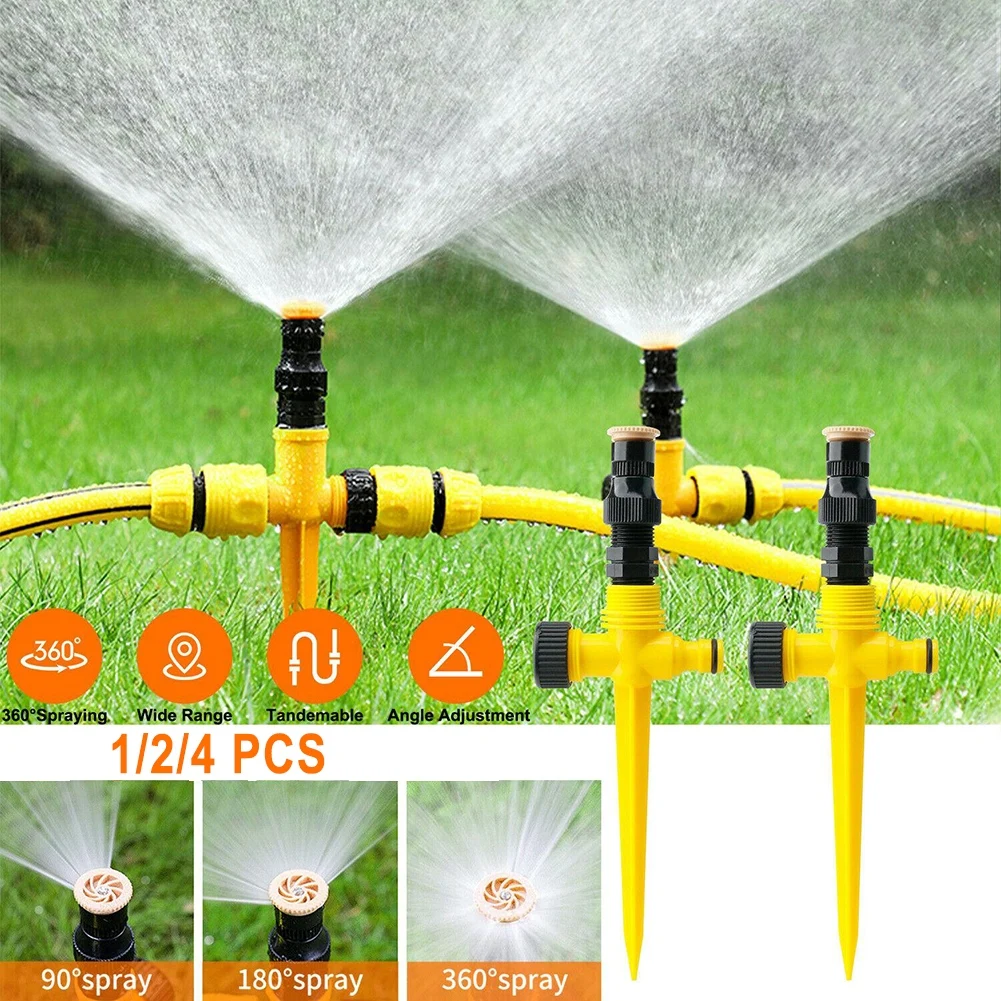 

Watering Tool 360° Rotation Auto Irrigation System Garden Lawn Sprinkler Patio Save Water Gardening Accessories Plants