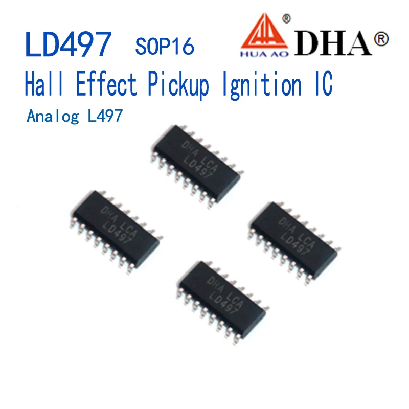 LD497 L497 Automotive Car Hall Effect Pickup Ignition Control ASIC SOP16