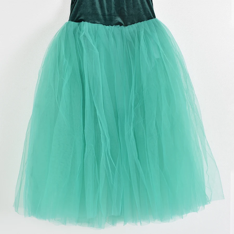 Body da balletto per ragazze Body da ballo Bambino Fiocco di neve Gonne lucide Ballerina Bambini Vestito cosplay Spettacoli teatrali Costume