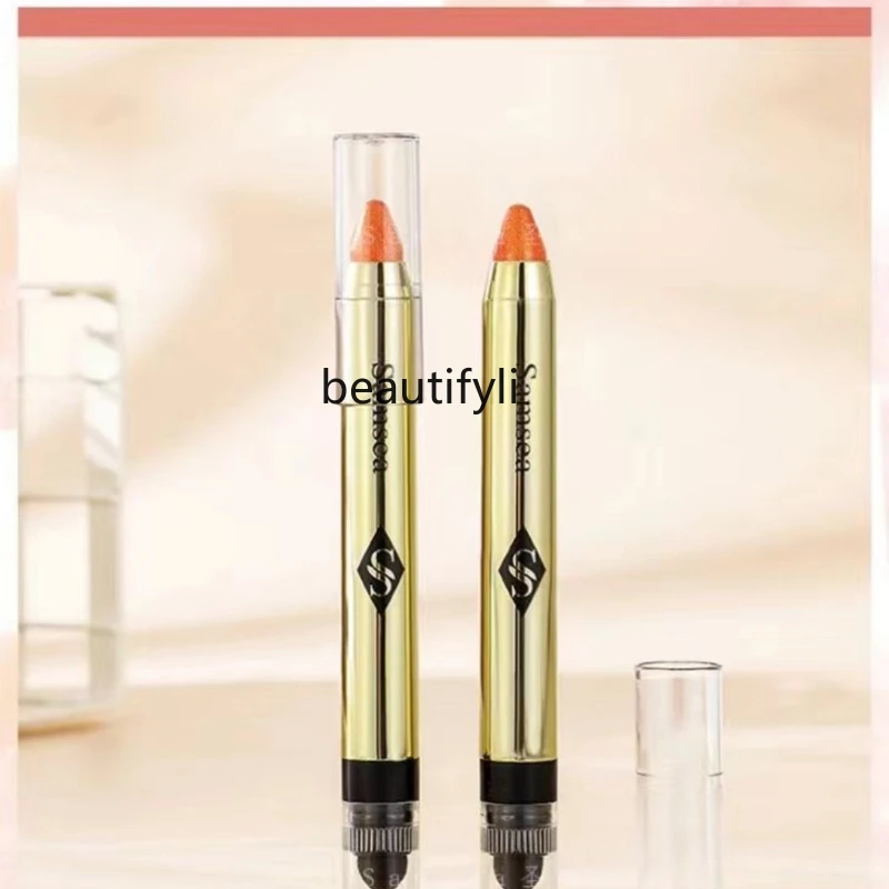 

Lazy eyeshadow stick, a touch of molding double-headed eyeshadow pen aegyo sal pen for women, waterproof and sweat-proof