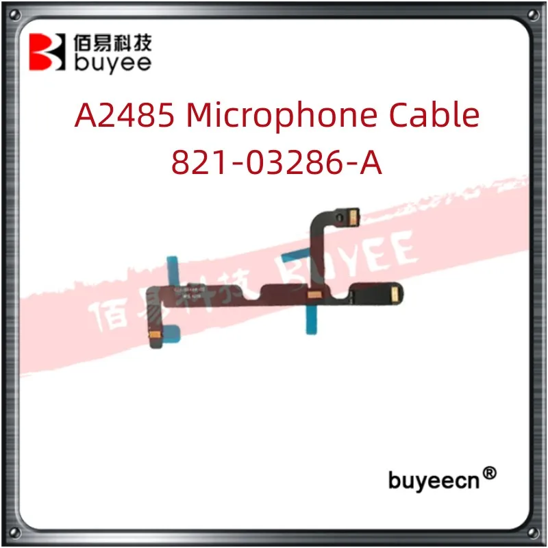 

For MacBook Pro Retina 16" M1 A2485 Mic. Microphone Flex Cable 2021 Year 821-03286-A A2485 Mic Line Replacement Original New