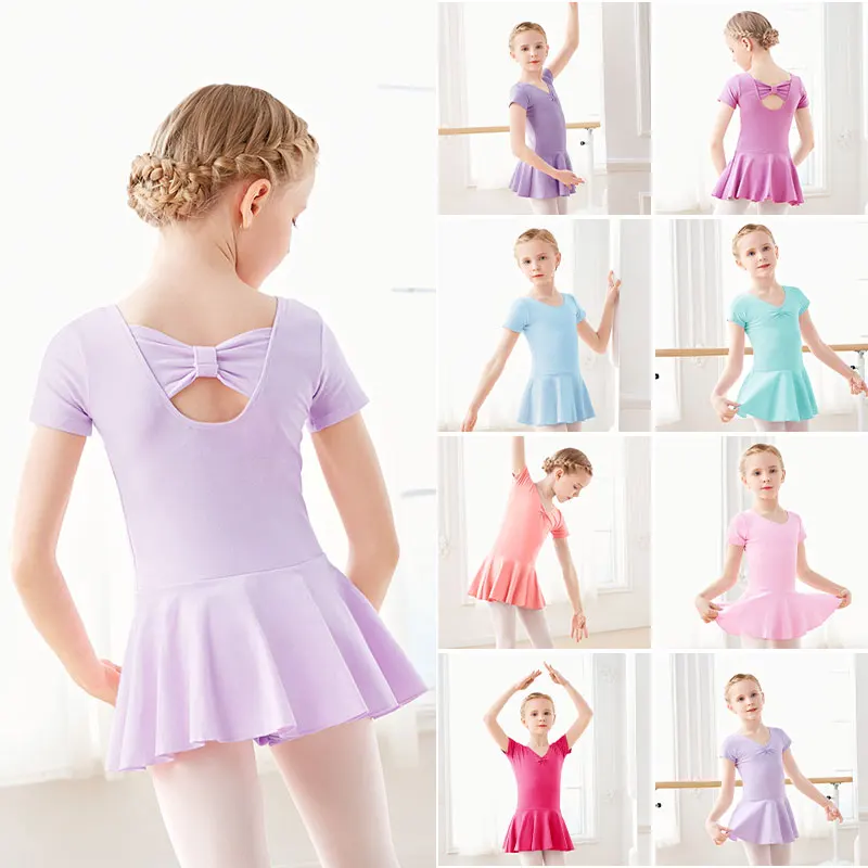 Robe de Ballet pour Fille, Justaucorps de brev, Costume de Batterie de Patinage, Vêtements de Ballerine